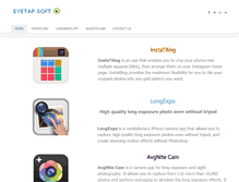 Tablet Screenshot of eyetapsoft.com